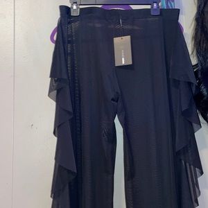 Sunshine see through cover up pant fashion nova never worn